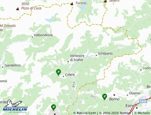 MICHELIN Vilmaggiore map - ViaMichelin