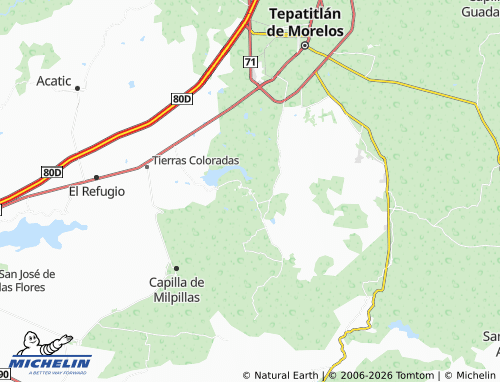 Mappa MICHELIN El Bajío de Plascencia - ViaMichelin
