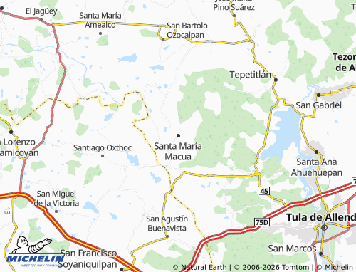 MICHELIN Santa María Macua map - ViaMichelin