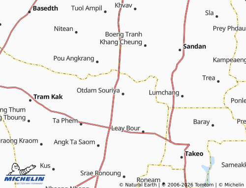 Mappa MICHELIN Otdam Souriya - ViaMichelin