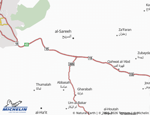 Carte MICHELIN al-Sir - ViaMichelin