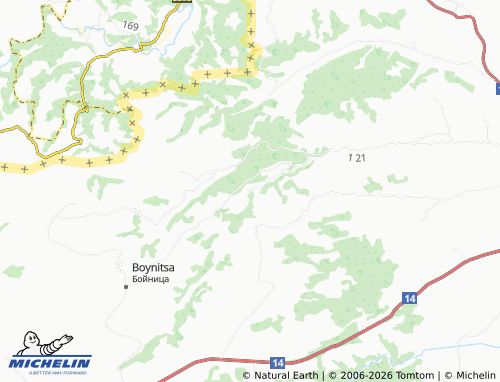 Mapa MICHELIN Dolni Boshnyak - ViaMichelin