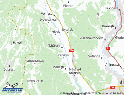 Mappa MICHELIN Tătărani - ViaMichelin