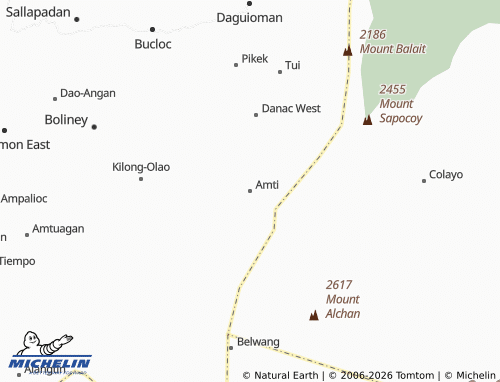 MICHELIN Amti map - ViaMichelin