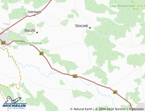 MICHELIN Grygrów map - ViaMichelin