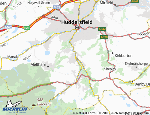 Carte MICHELIN Honley - ViaMichelin