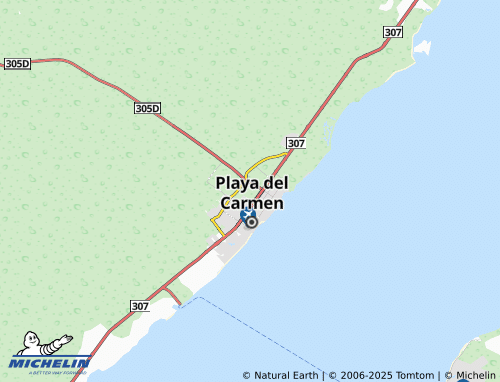 MICHELIN Santa Fe del Carmen map - ViaMichelin