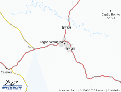 Mappa MICHELIN Gaúcha - ViaMichelin