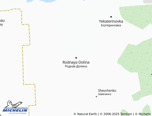 MICHELIN Rodnaya Dolina map - ViaMichelin