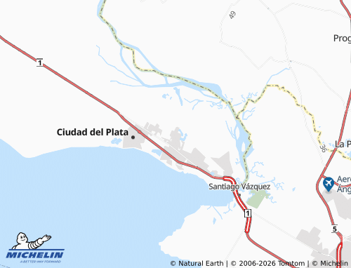 Mapa MICHELIN Monte Grande - ViaMichelin