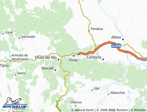Mappa MICHELIN Fines - ViaMichelin