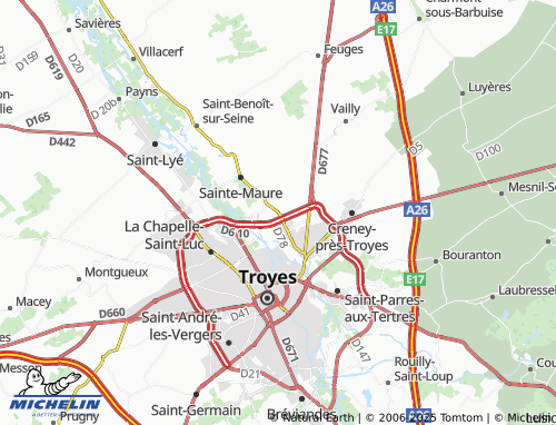 MICHELIN La Vallotte map - ViaMichelin