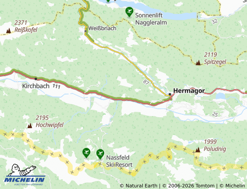 MICHELIN Kameritsch map - ViaMichelin
