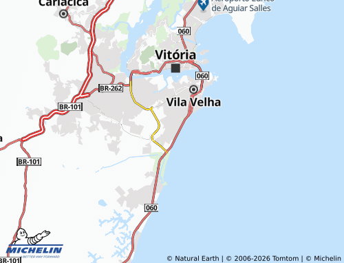 Mapa MICHELIN Praia das Gaivotas - ViaMichelin