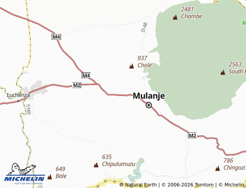 Mappa MICHELIN Mitumbira - ViaMichelin