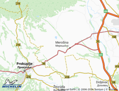 Mapa MICHELIN Baličevac - ViaMichelin
