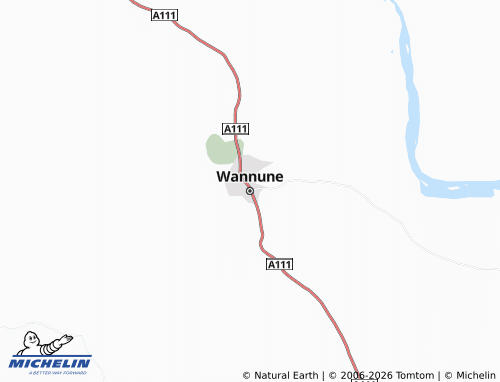 Carte MICHELIN Wannune - ViaMichelin