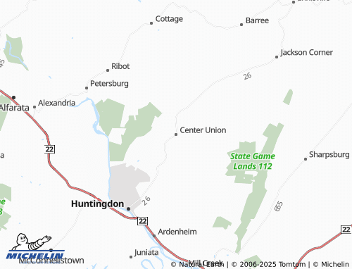 MICHELIN Center Union map - ViaMichelin