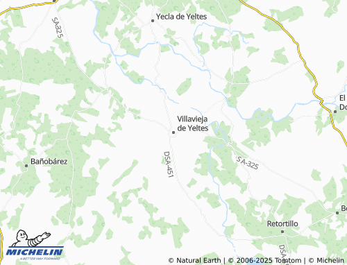 MICHELIN Villavieja de Yeltes map - ViaMichelin