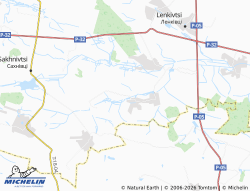 MICHELIN Stari Beizymy map - ViaMichelin
