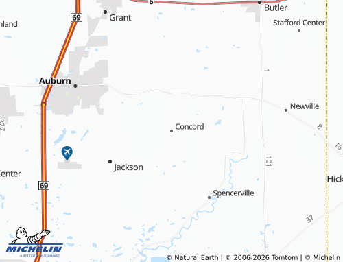 Mappa MICHELIN Concord - ViaMichelin