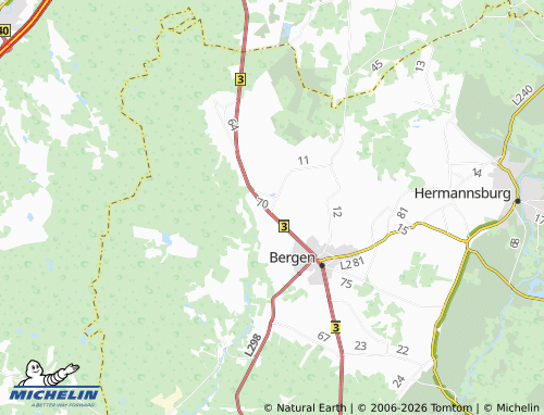 MICHELIN Bleckmar map - ViaMichelin