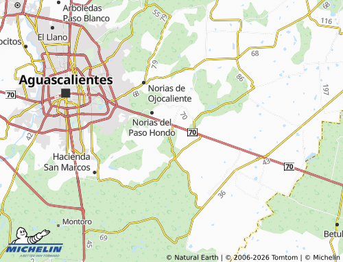 Mappa MICHELIN Revolución - ViaMichelin