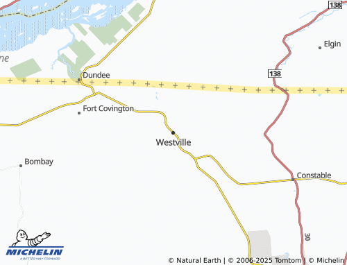 MICHELIN Westville map - ViaMichelin