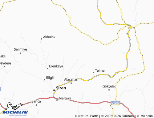 MICHELIN Evren map - ViaMichelin