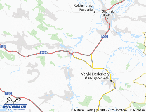 MICHELIN Novostav map - ViaMichelin