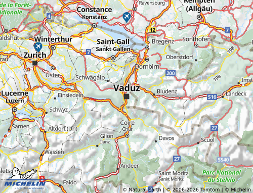 Kaart MICHELIN Oberland - ViaMichelin