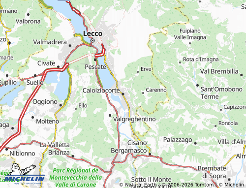 Mappa MICHELIN Calolziocorte - ViaMichelin