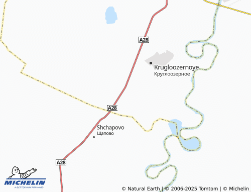 MICHELIN Serebryakovo map - ViaMichelin