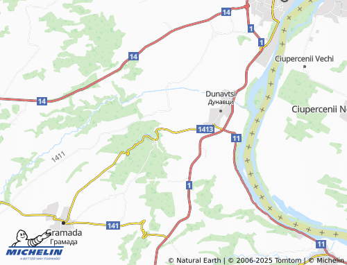 MICHELIN Sinagovtsi map - ViaMichelin