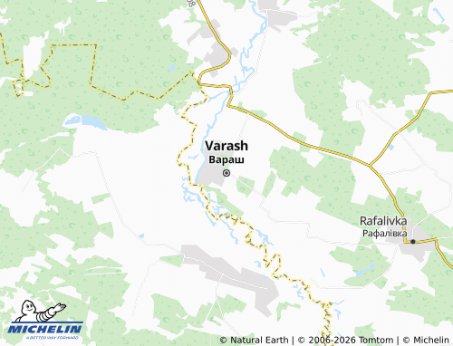 Mappa MICHELIN Varash - ViaMichelin