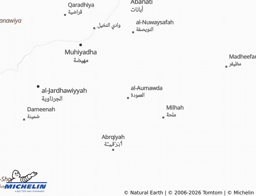MICHELIN-Landkarte al-Aumawda - ViaMichelin