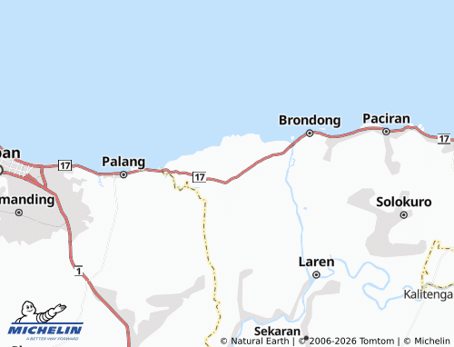 MICHELIN-Landkarte Brengkok - ViaMichelin
