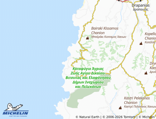 Mappa MICHELIN Plagia - ViaMichelin