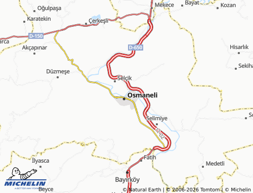 Mappa MICHELIN Haceloğlu - ViaMichelin