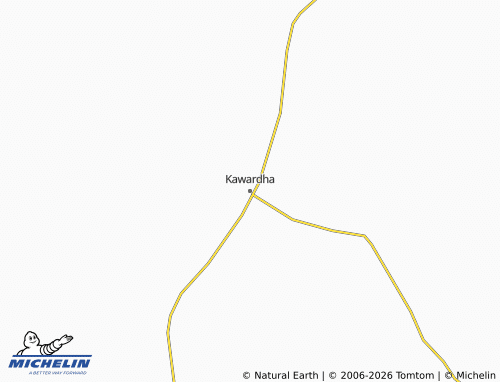 MICHELIN Kawardha map - ViaMichelin