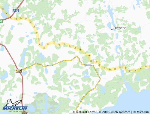 MICHELIN Turmantas map - ViaMichelin