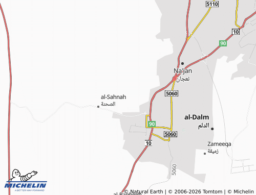 Carte MICHELIN al-Mazra'ah - ViaMichelin