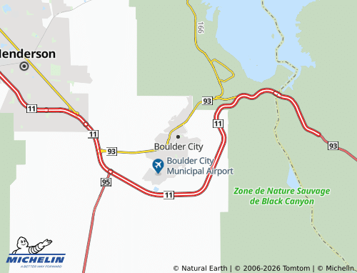 Carte MICHELIN Boulder City - ViaMichelin