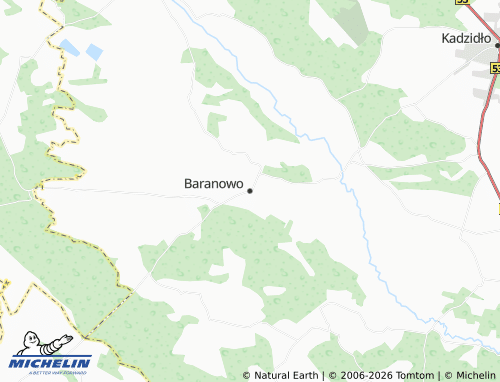 MICHELIN-Landkarte Baranowo - ViaMichelin