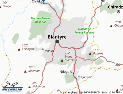 Carte MICHELIN Ginnery Corner - ViaMichelin