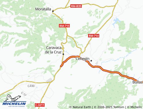 MICHELIN Parada Negra map - ViaMichelin