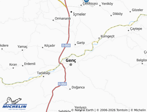 MICHELIN Yenişehir map - ViaMichelin