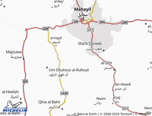 MICHELIN-Landkarte al-Kadeed - ViaMichelin