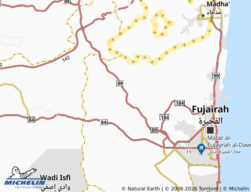 MICHELIN Al Bithnah map - ViaMichelin