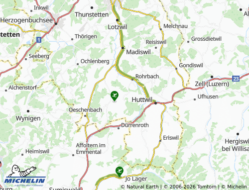MICHELIN Rohrbachgraben map - ViaMichelin